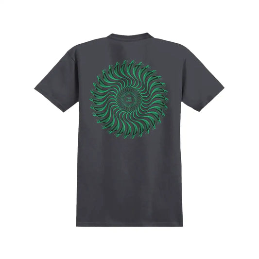 Snake T-Shirt Charcoal / Green 1