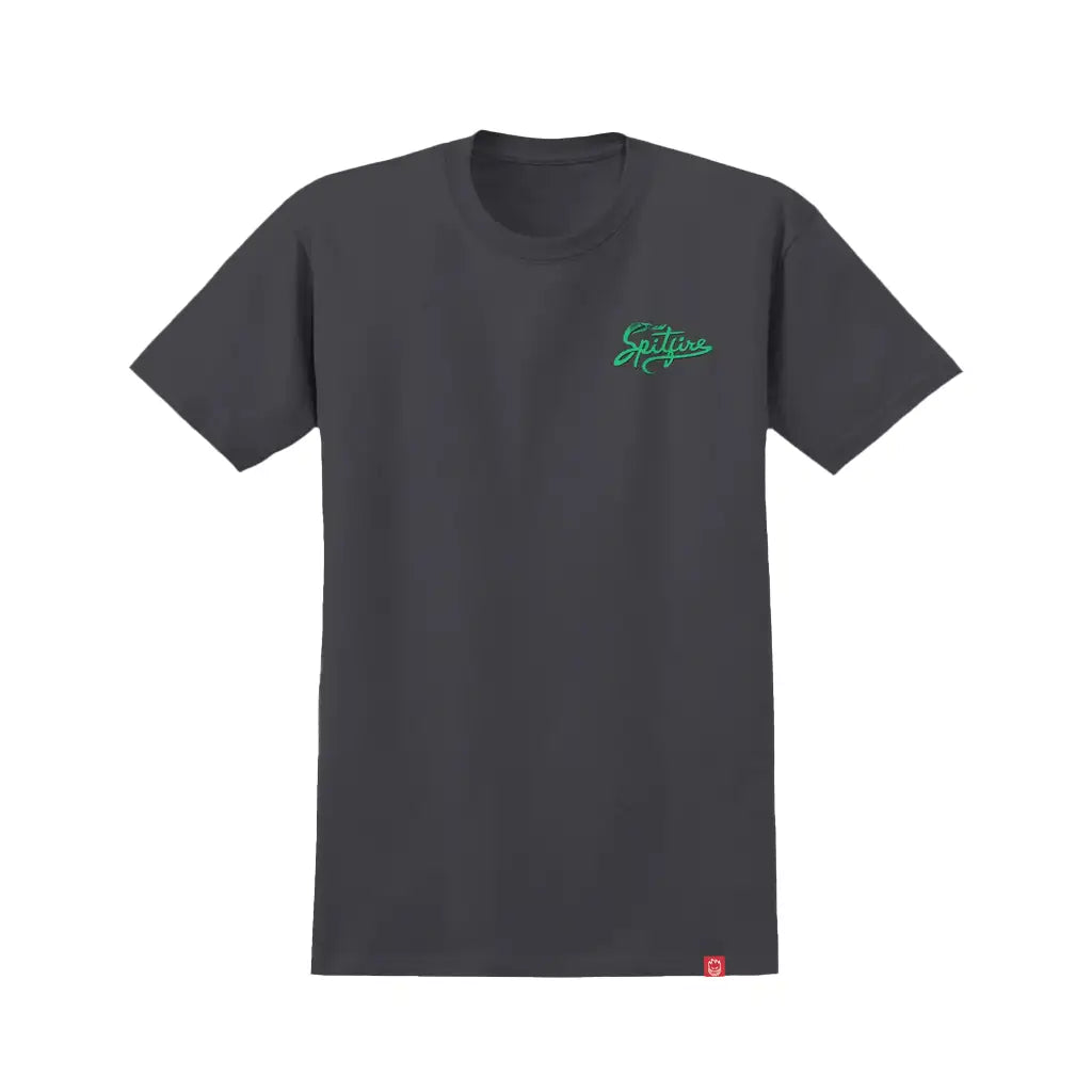 Snake T-Shirt Charcoal / Green 2