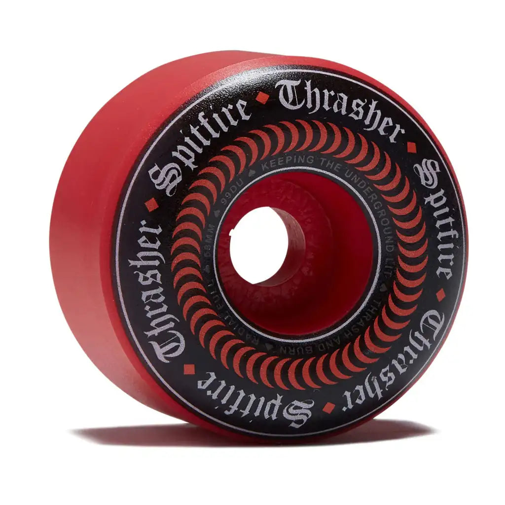 Spitfire X Thrasher Formula Four Radial Full 99D 58MM Skateboard Wheels