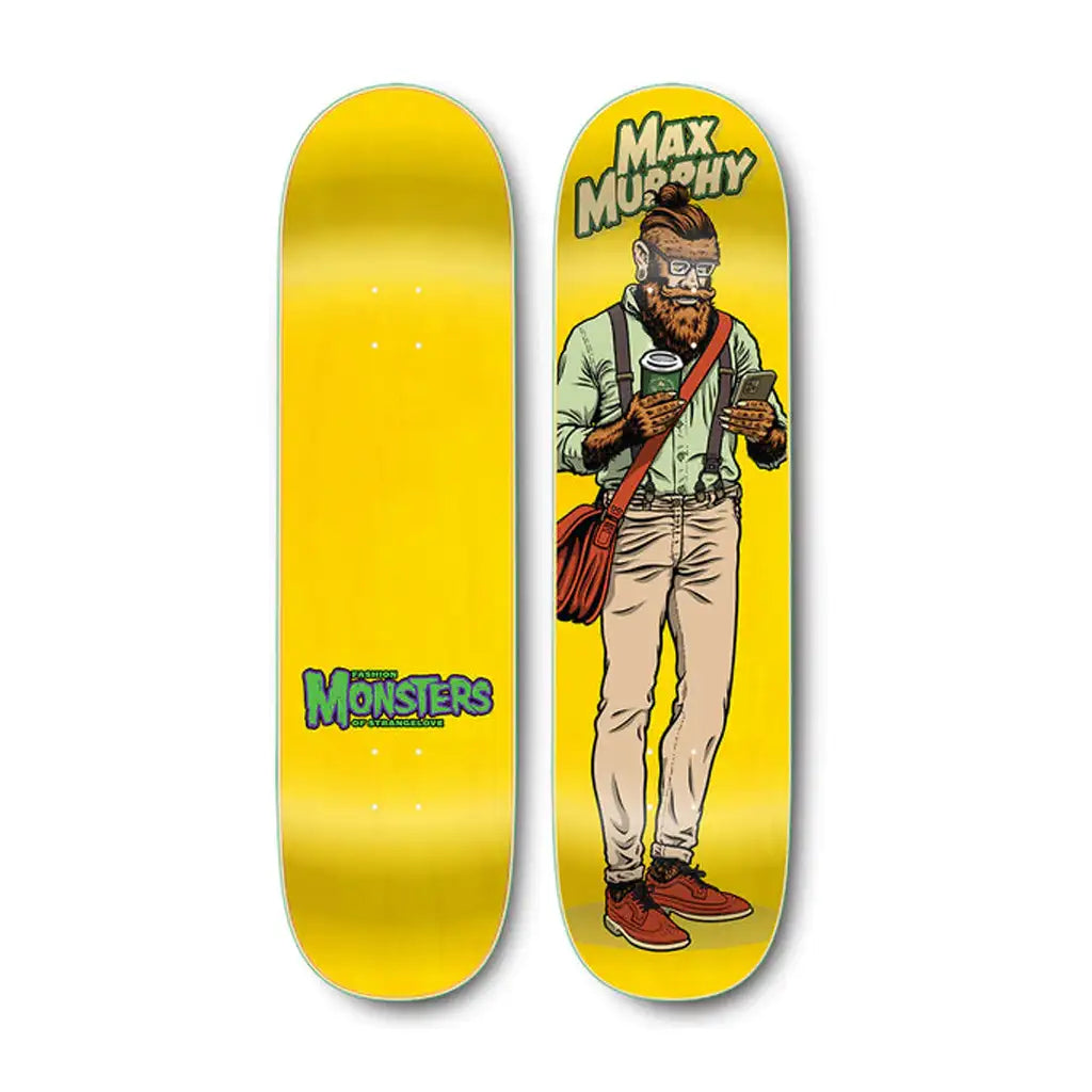Strangelove Murphy Wolf Man Skateboard Deck 8.5