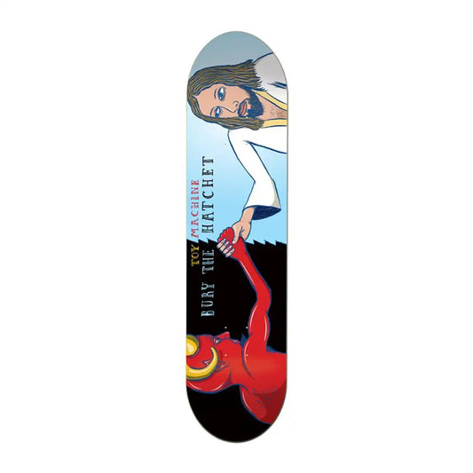 Toy Machine Bury The Hatchet Skateboard Deck 9 Symmetrical