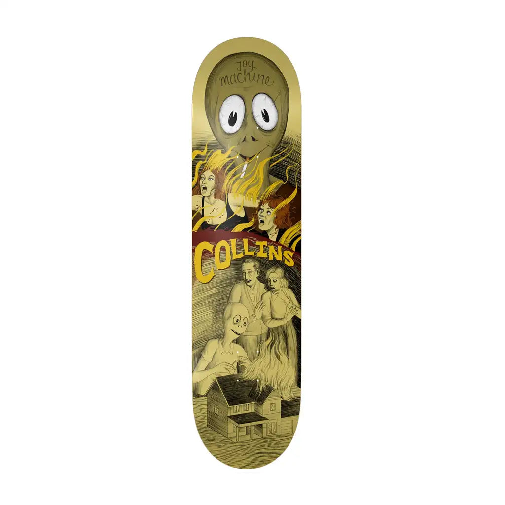 Toy Machine Collins Horror Show Skateboard Deck 8.13