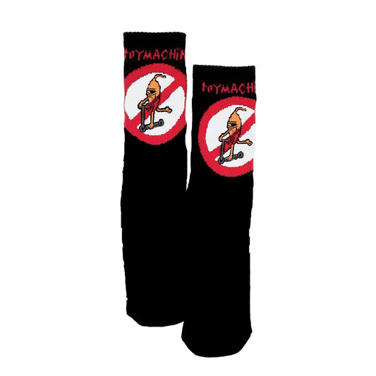 Toy Machine No Scooter Socks Black