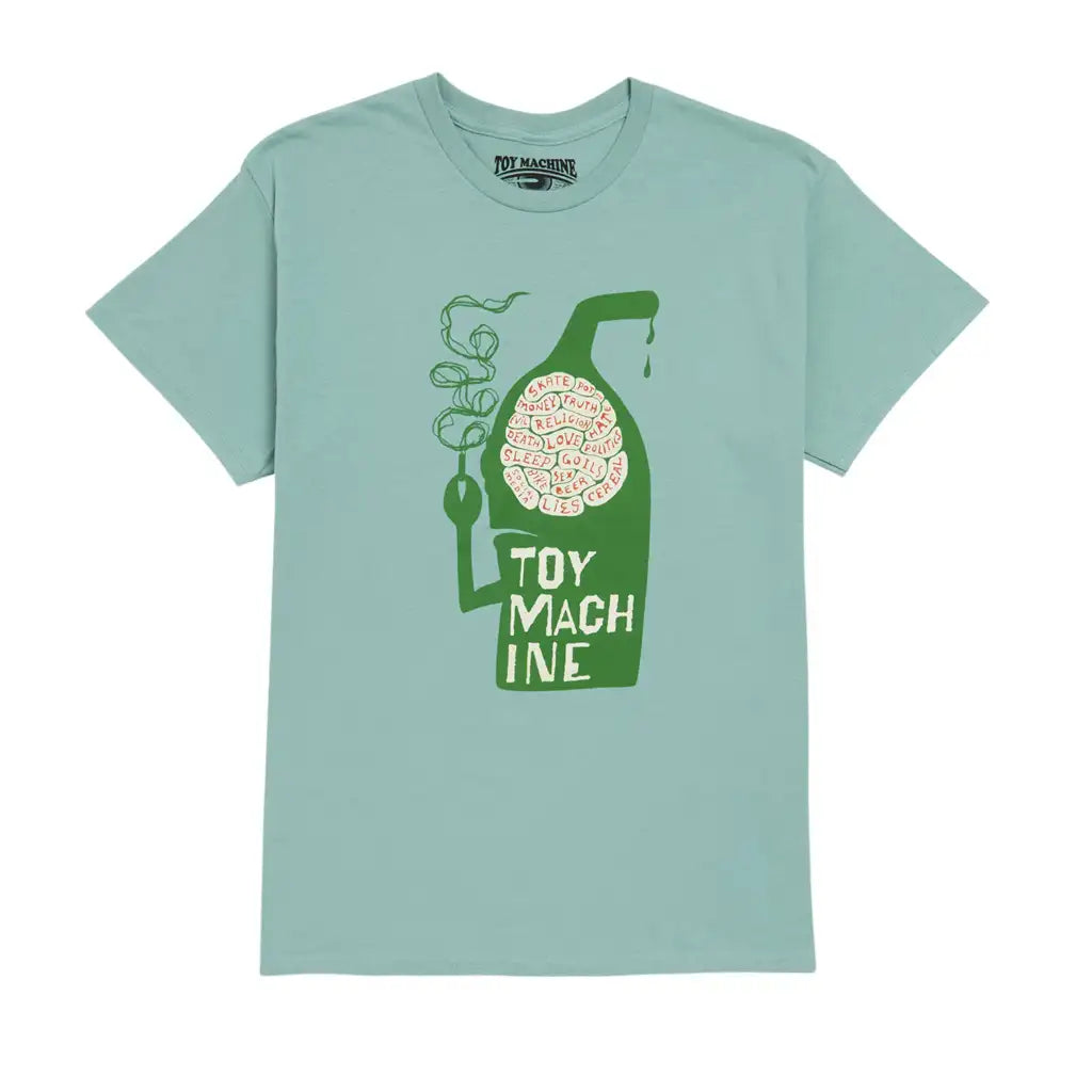 Toy Machine Silowet T-Shirt Green
