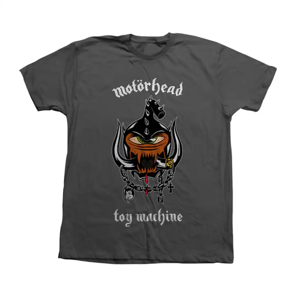 Toy Machine X Motorhead T-Shirt Charcoal