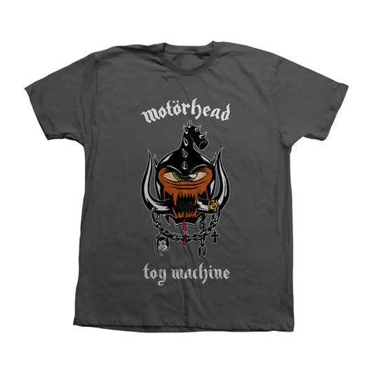 Toy Machine X Motorhead T-Shirt Charcoal