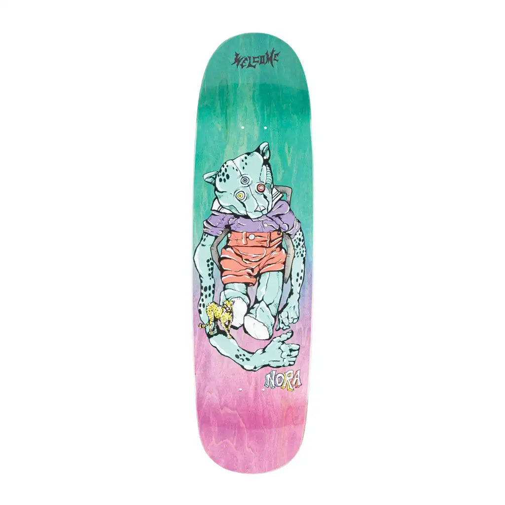 Welcome Nora Teddy On Sphynx Skateboard Deck 8.8