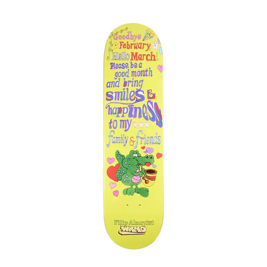 WKND Filip Almqvist Hello March Skateboard Deck 8.375