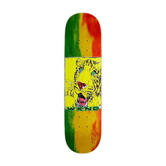 WKND Team Tiger Skateboard Deck 8.375 Tie Dye